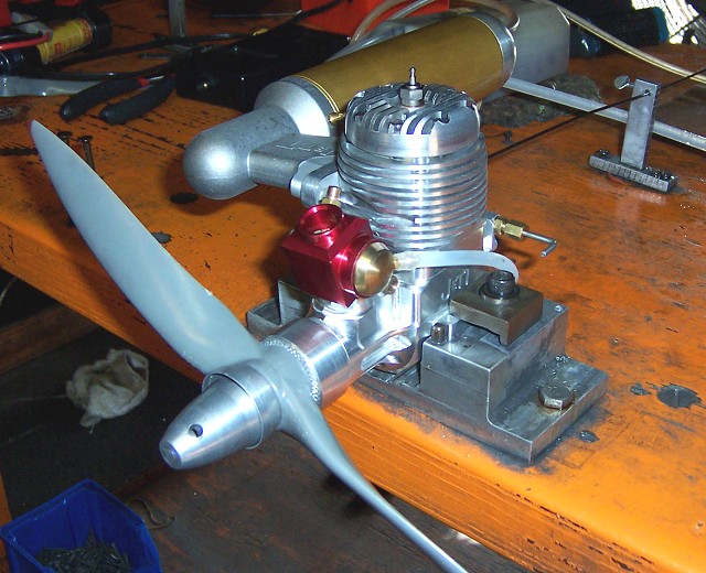 Jett Engines - test stand mount