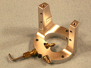 Jett QM40 engine mount with needle valve